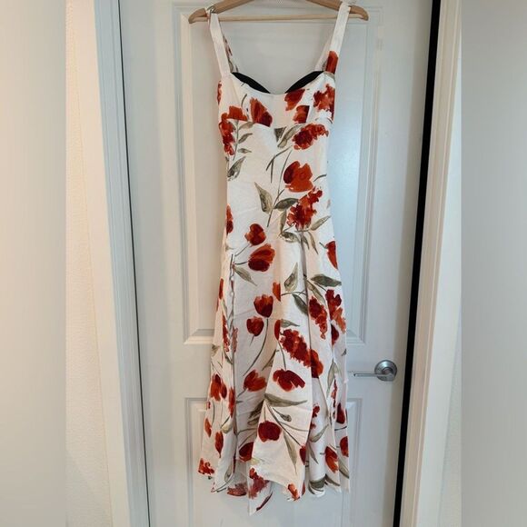 Reformation Bekki Linen Dress, size 0 - Picture 8 of 14